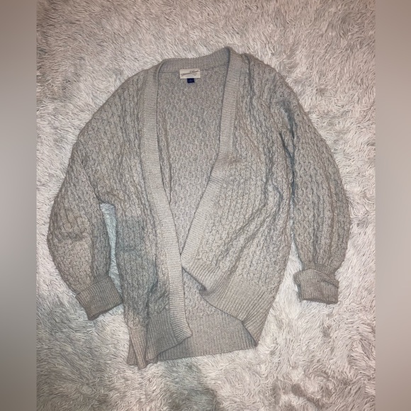 Oatmeal Color Cardigan - Picture 5 of 5